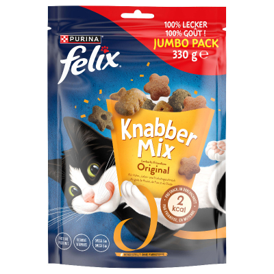 Felix Katzensnack Knabber Mix Original Geflügel 330g