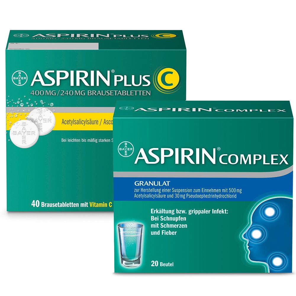 Aspirin® Set für alle Erkältungsphasen