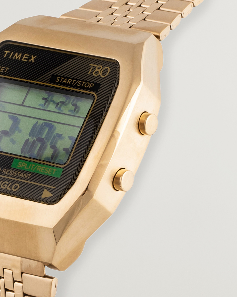 Timex T80 Stainless Steel 36mm  Gold