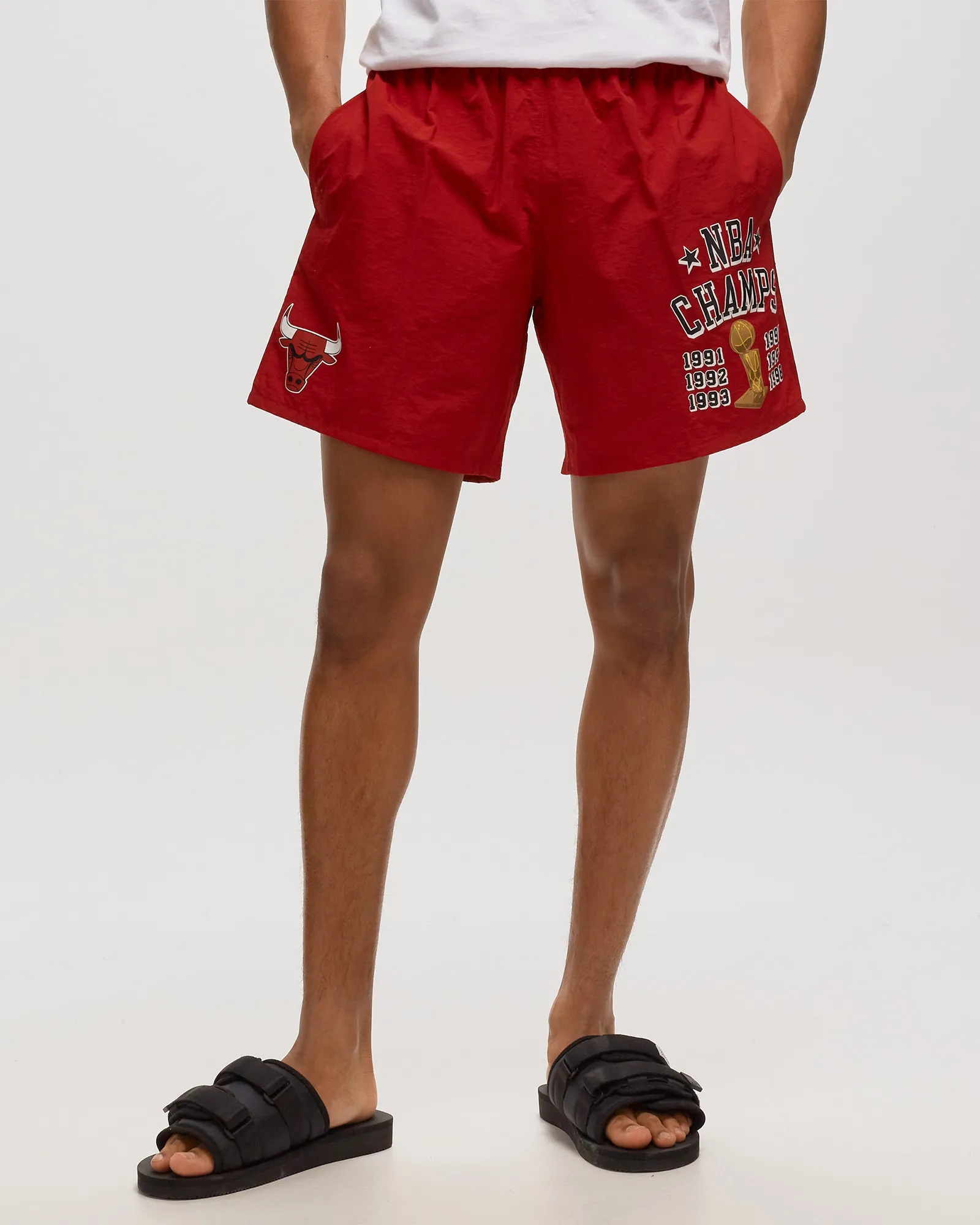Mitchell & Ness Team Heritage Woven Short - Chicago Bulls