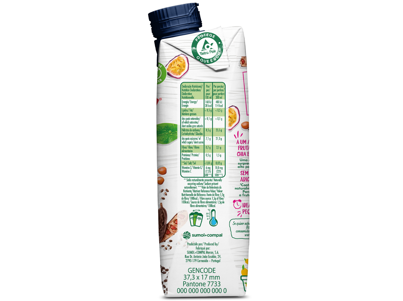 NÉCTAR COMPAL VITAL BOM DIA CHIA ALFARROBA 0.30L