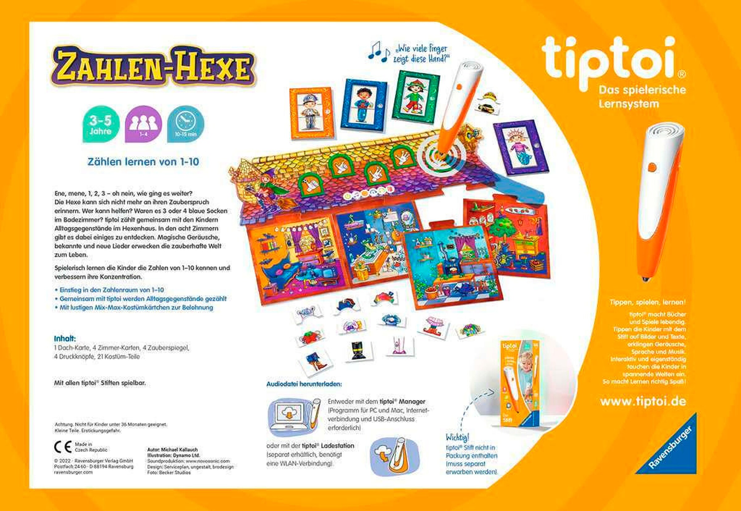 Ravensburger - TIPTOI Zahlen-Hexe