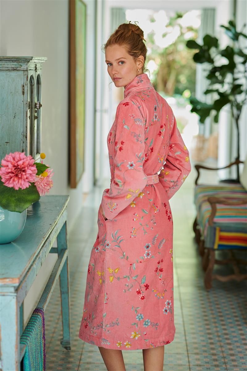 Bademantel PIP STUDIO Velour LES FLEURS XS