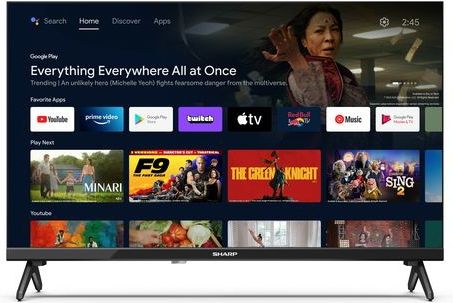 Sharp - 24FH2 - 24 inch HD-Ready Android TV - Randloos Design - Chromecast Ingebouwd