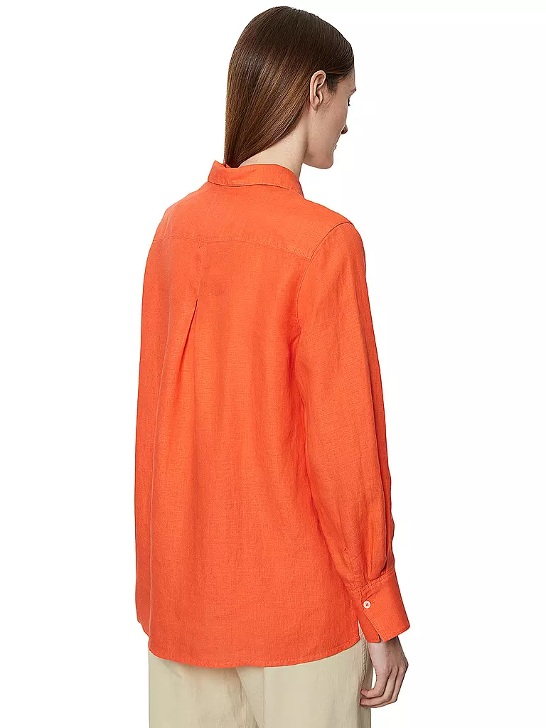 MARC O'POLO Leinenbluse  orange