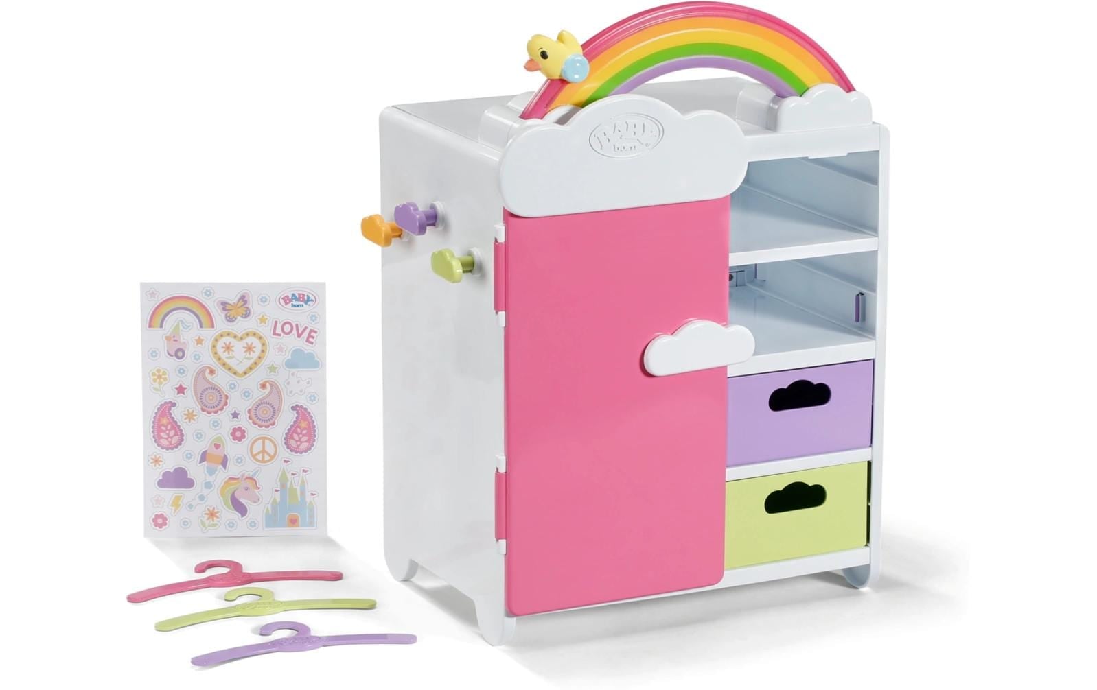 Baby Born Puppen Accessoires-Set »Regenbogen Schrank«