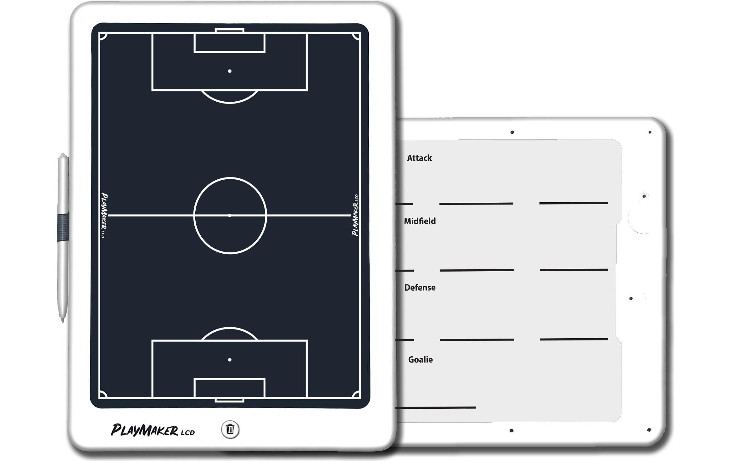 Taktiktafel Fussball WeissBatteriebetriebene LCD Taktiktafel