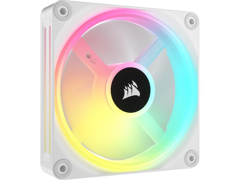 Corsair PC-Lüfter iCUE QX120 RGB Expansion Kit Weiss 120-mm-PWM-Lüfter-Erweiterungskit
