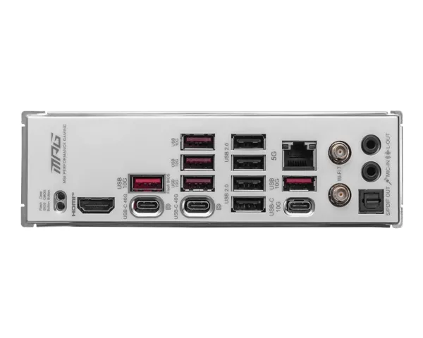 MSI MPG X870E EDGE TI WIFI - Bundkort - ATX - Socket AM5 - AMD X870E Chipset - USB4, USB-C 3.2 Gen 2x2, USB-C 3.2 Gen2, USB 3.2 Gen 2, USB 3.2 Gen 1 - 5 Gigabit Ethernet, Wi-Fi 7, Bluetooth - onboard grafik (CPU påkrævet) - HD Audio (8-kanaler)