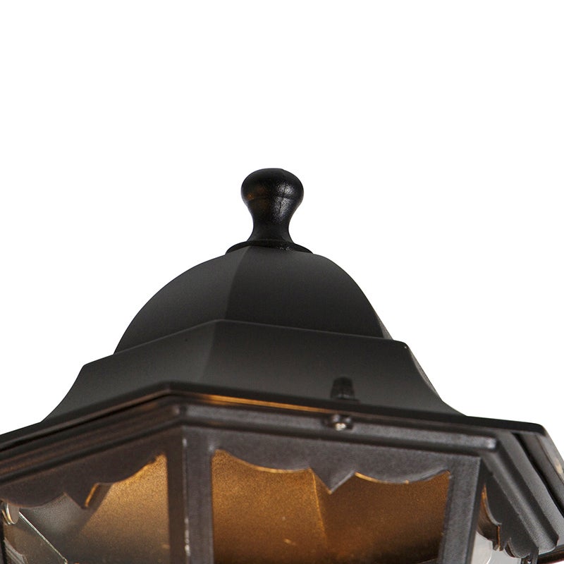 Buitenlantaarn, zwart, 220 cm, 3-lichts, IP44 - Havana
