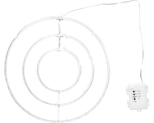 Lafiora LED-bollen, set van 3, 0,5 m, warm wit