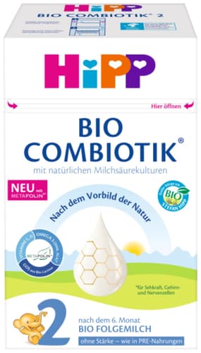 HiPP Bio 2 Combiotik® ohne Stärke ab 6. Monat
