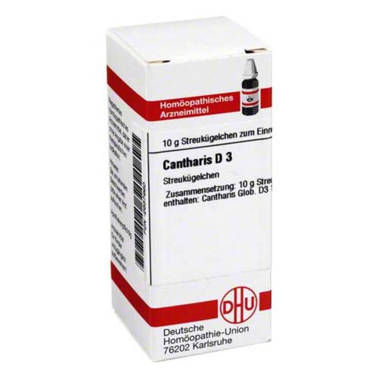 DHU Cantharis D 3 Globuli, 10 g