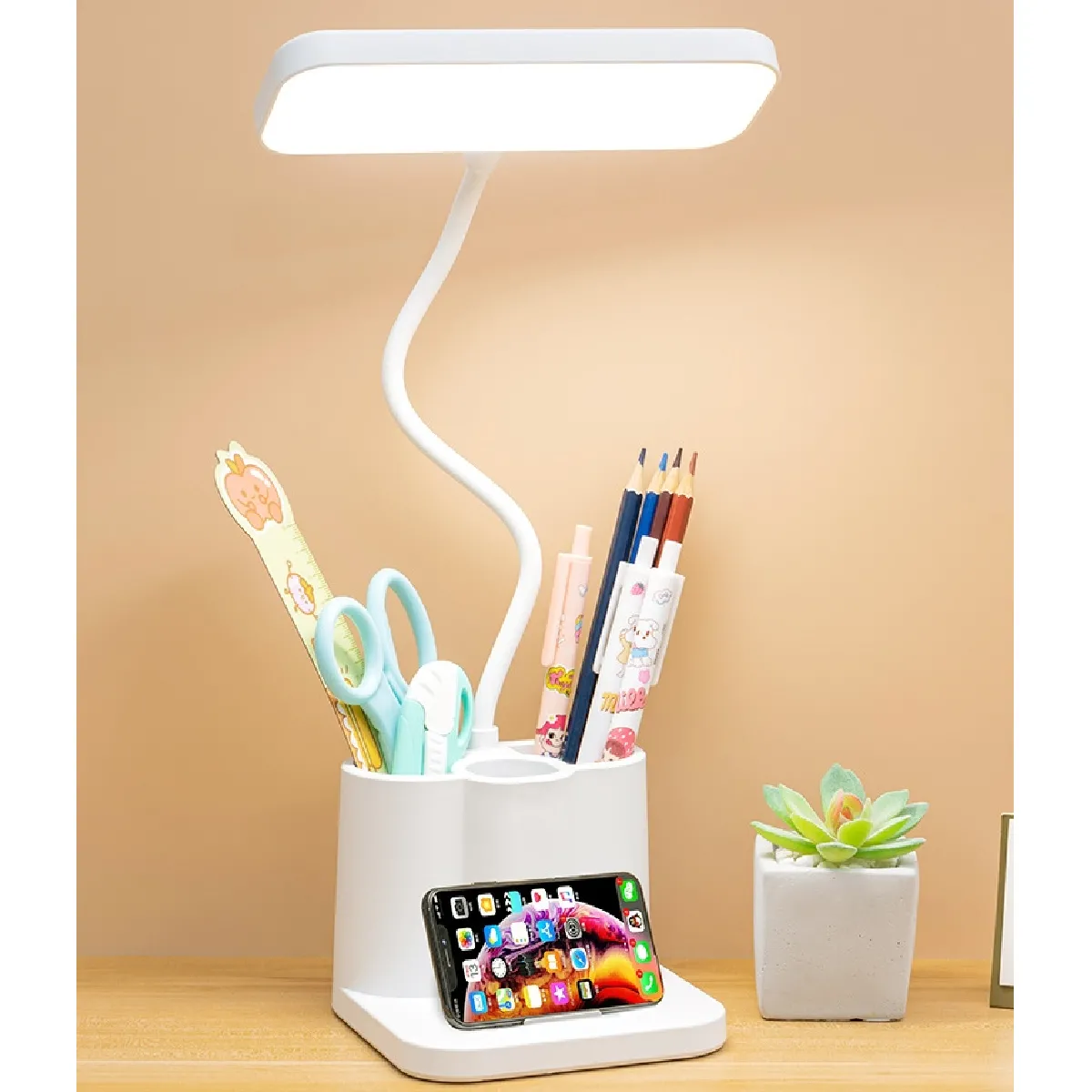 Générique Lampe Bureau LED Contrôle Tactile