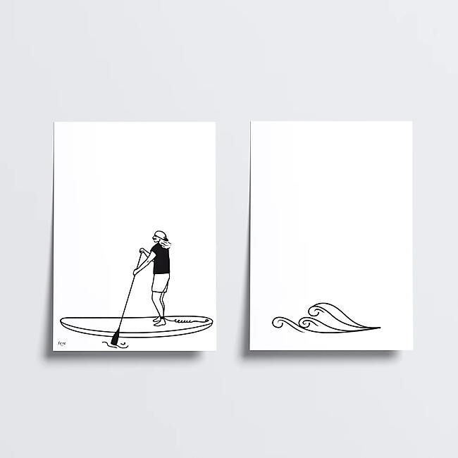 DUO D'AFFICHES PADDLE