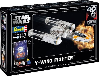 Revell - Star Wars Y-Wing Fighter - 1:72 - Level 3 - 05658