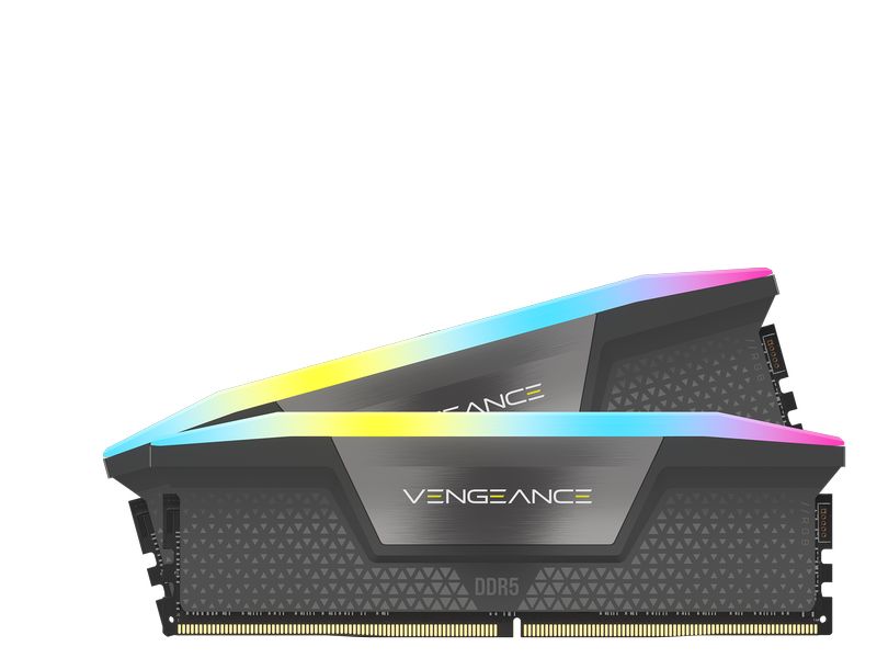Corsair DDR5-RAM Vengeance RGB 6000 MHz 2x 48 GB High-Performance Arbeitsspeicher mit Multi-Zone-RGB-Beleuchtung
