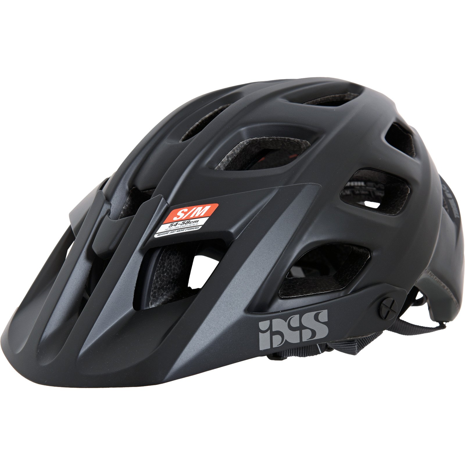 iXS Erwachsenen-Velohelm Trail EVO schwarz, 49-54