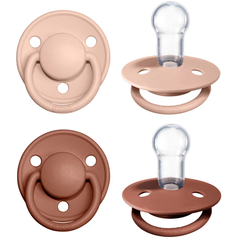 BIBS® Schnuller De Lux Woodchuck  Blush 0-36 Monate, 4 Stk.