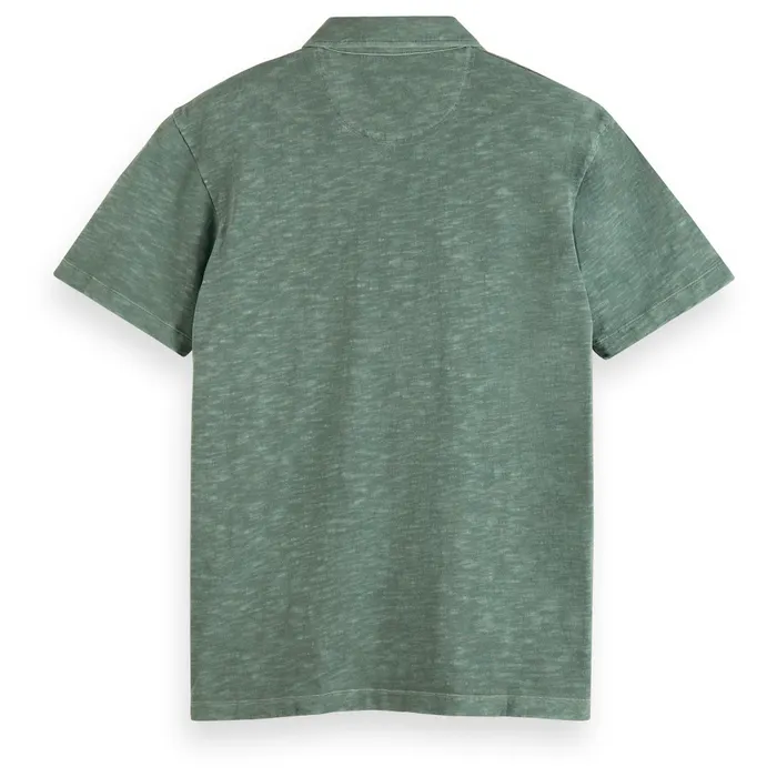 Scotch & Soda Garment Dyed Pique Polo Heren