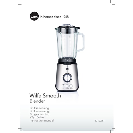 Wilfa blender - stål