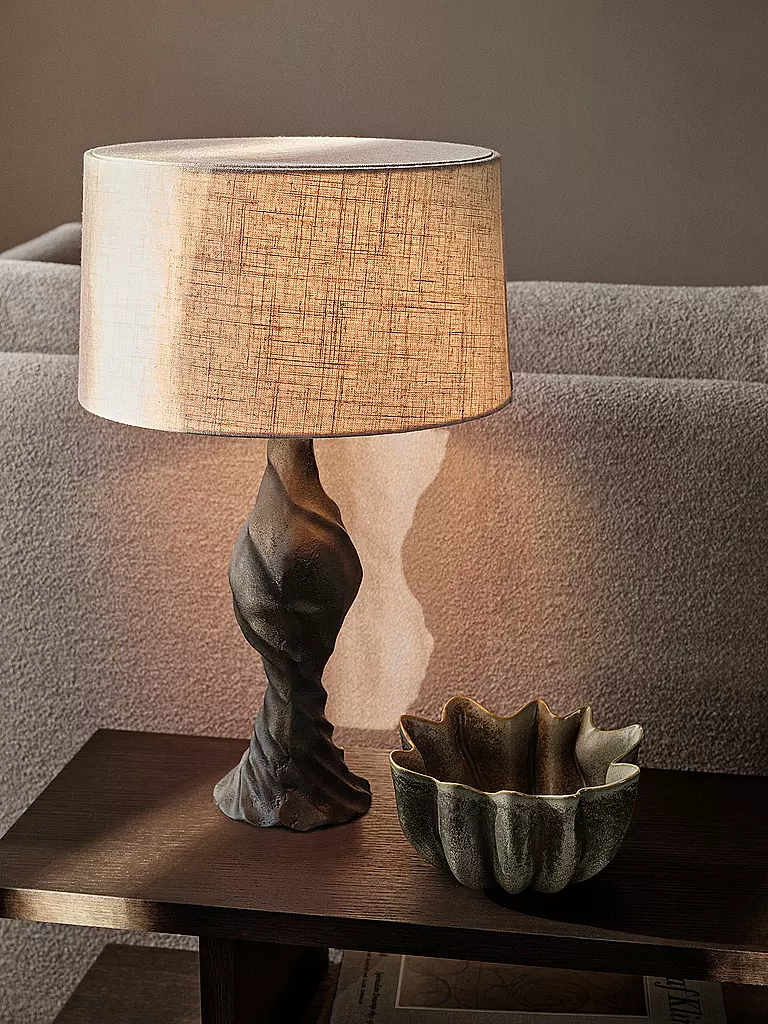 FERM LIVING Keramik Schale NIUM 22cm Dark Sage  dunkelgrün