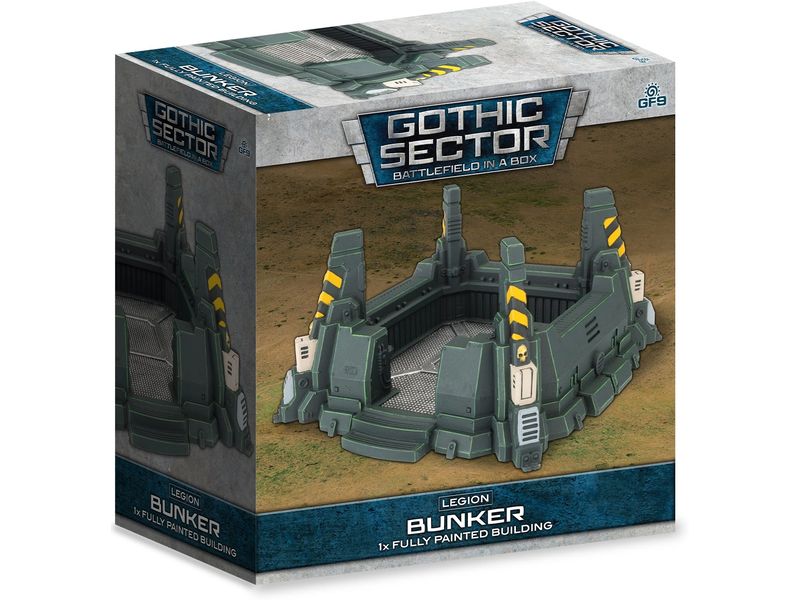 Gale Force Nine Gelände Gothic Sector: Legion Bunker Vorbemaltes Gelände für Miniaturen-Spiele