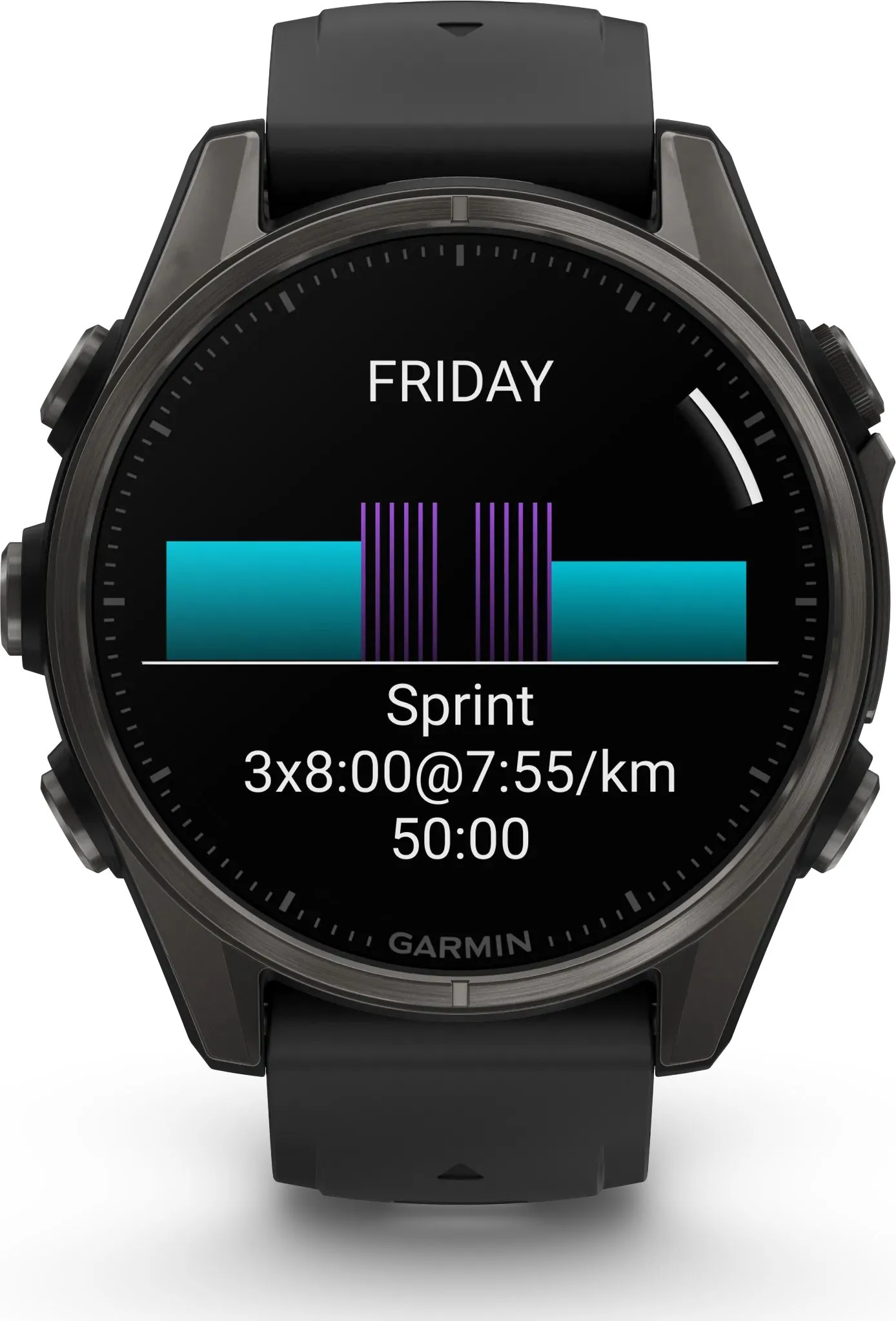 Garmin Fenix 8 Amoled 43mm, Sapphire Carbon Gray DLC Titanium - Black/Pebble Grey Silicone Strap
