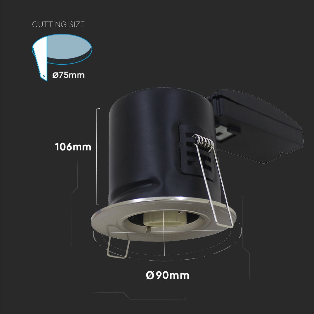 LED downlights - draai- en sluitarmaturen - IP20 - satijnnikkel