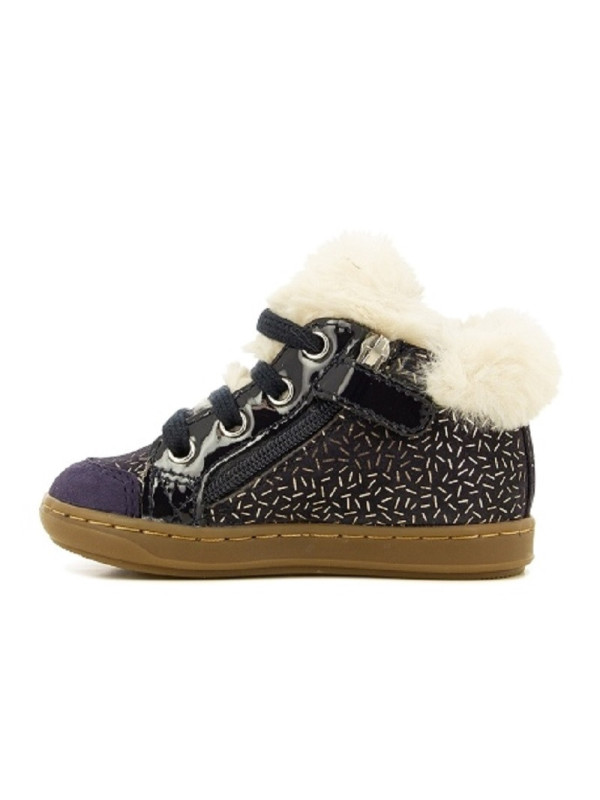 Shoo Pom - Bottines BOUBA ZIP HAIR Marine