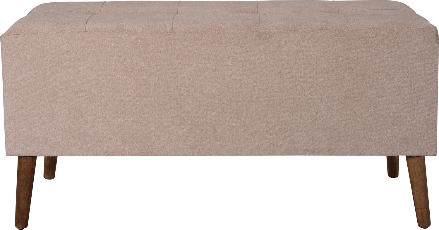 Intratuin poef Maxim grijs 80 x 40 x 43 cm
