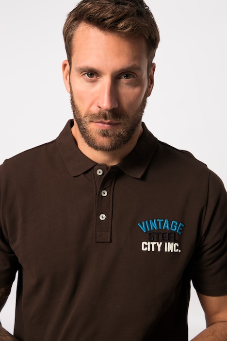 Poloshirt, Halbarm, Pikee, Bruststick, Polokragen, bis 8 XL