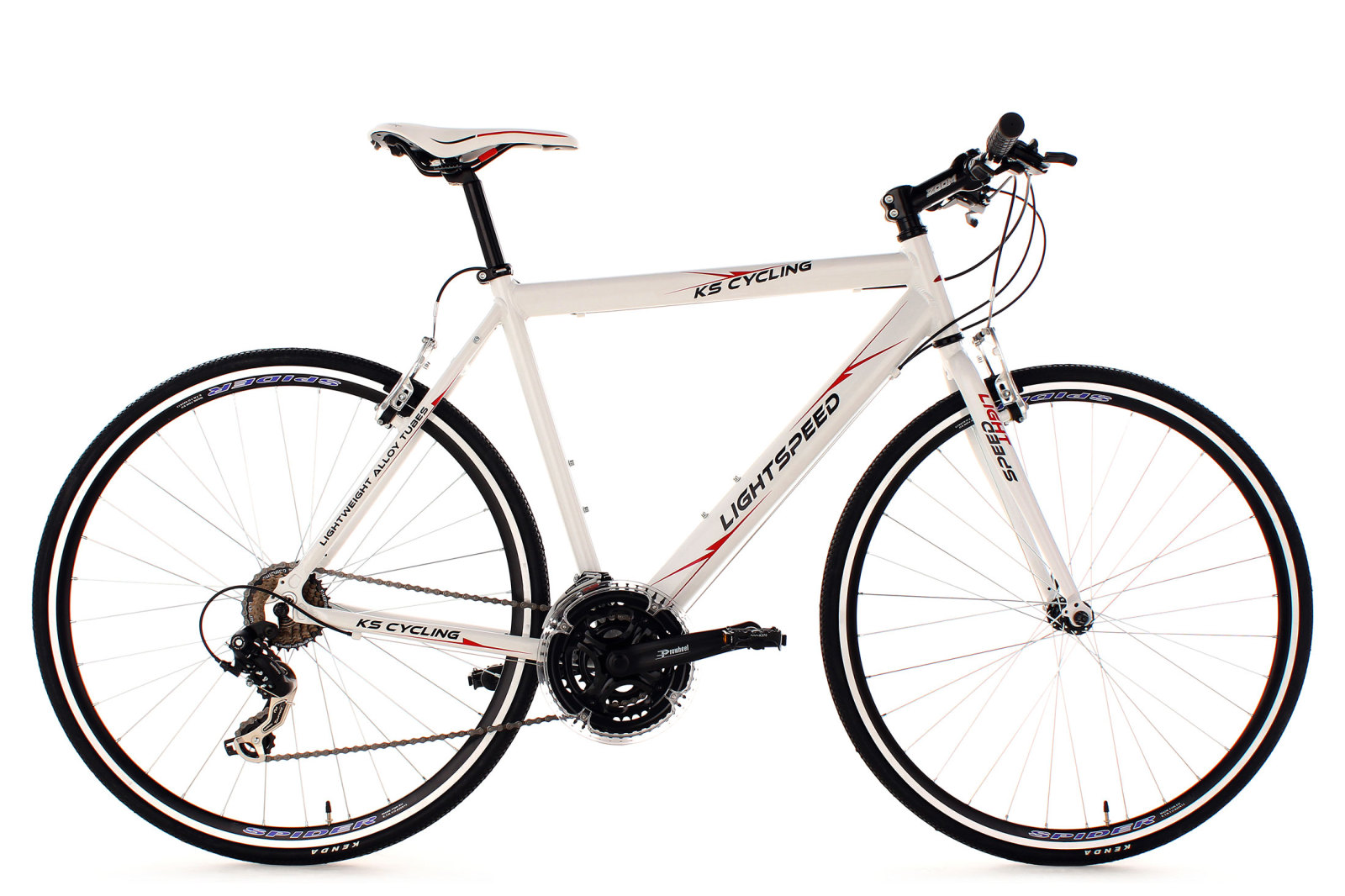 KS Cycling Fitnessbike Lightspeed 28'' - weiß - 54 cm Rahmenhöhe