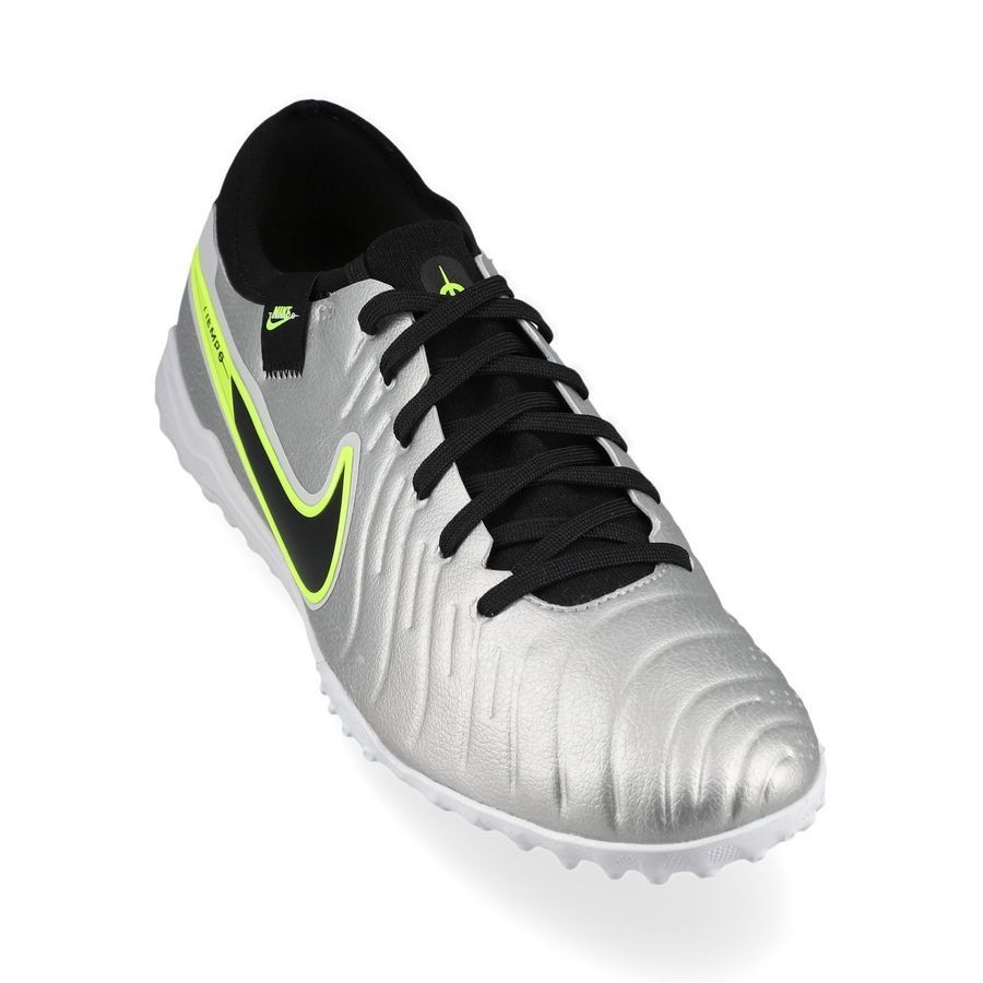 Nike Tiempo Legend 10 Pro TF Mad Voltage - Argenté/Noir/Jaune Fluo