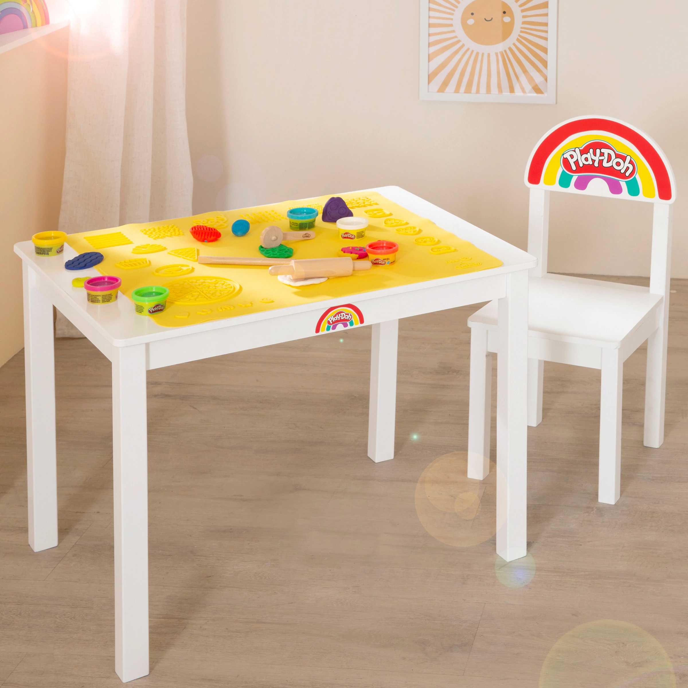 roba Sitzgruppen-Set Play-Doh 12-teilig weiß
