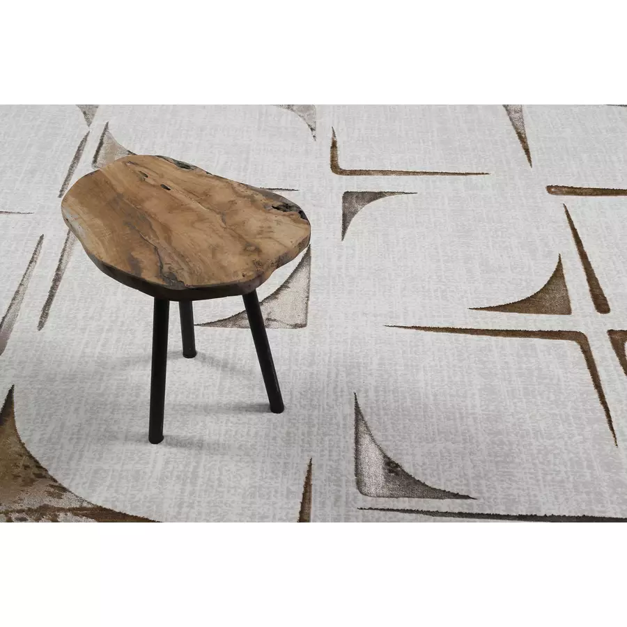 Esprit Kurzflorteppich Nelle creme beige meliert