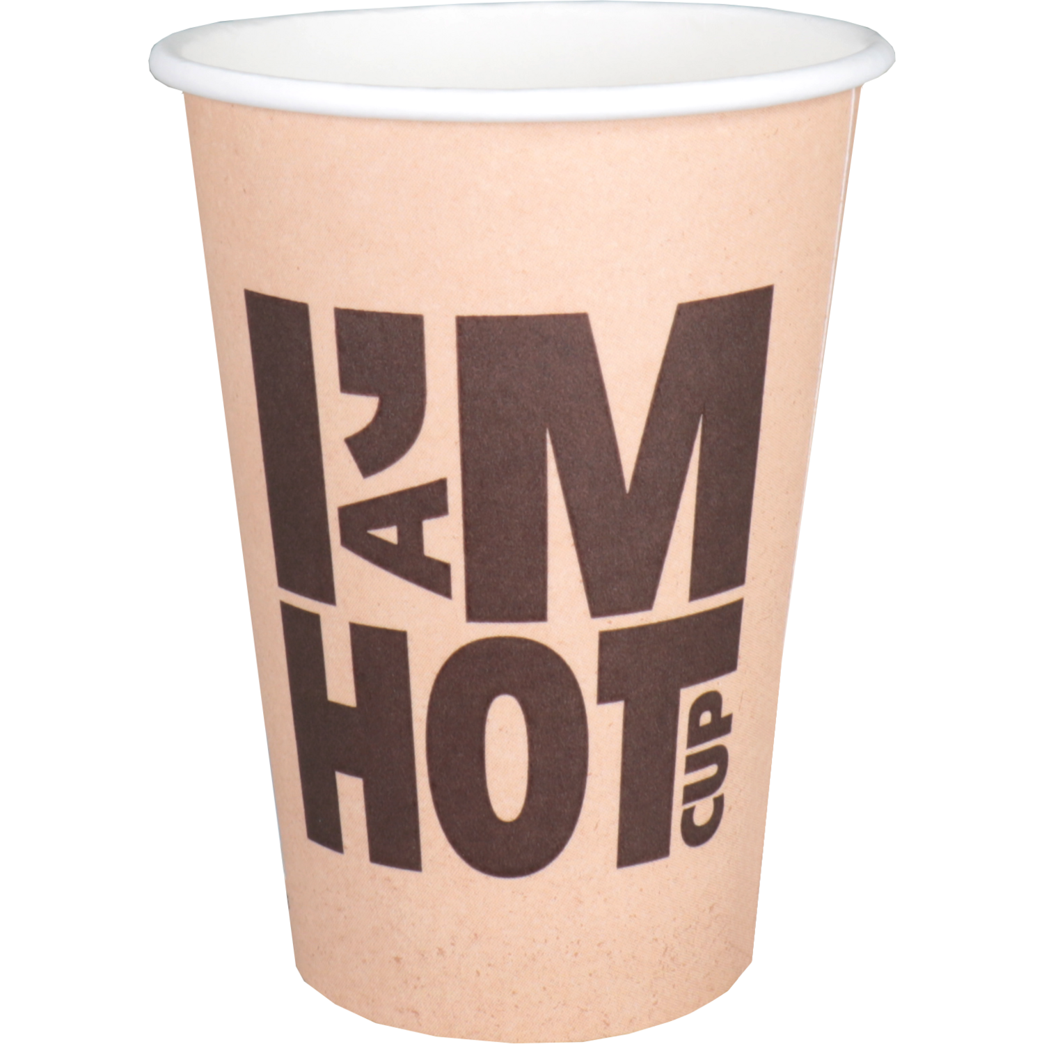 Depa, Koffiebeker, I´M a HOT cup, Karton + PE, 180ml, 7.5oz, 93mm, bruin