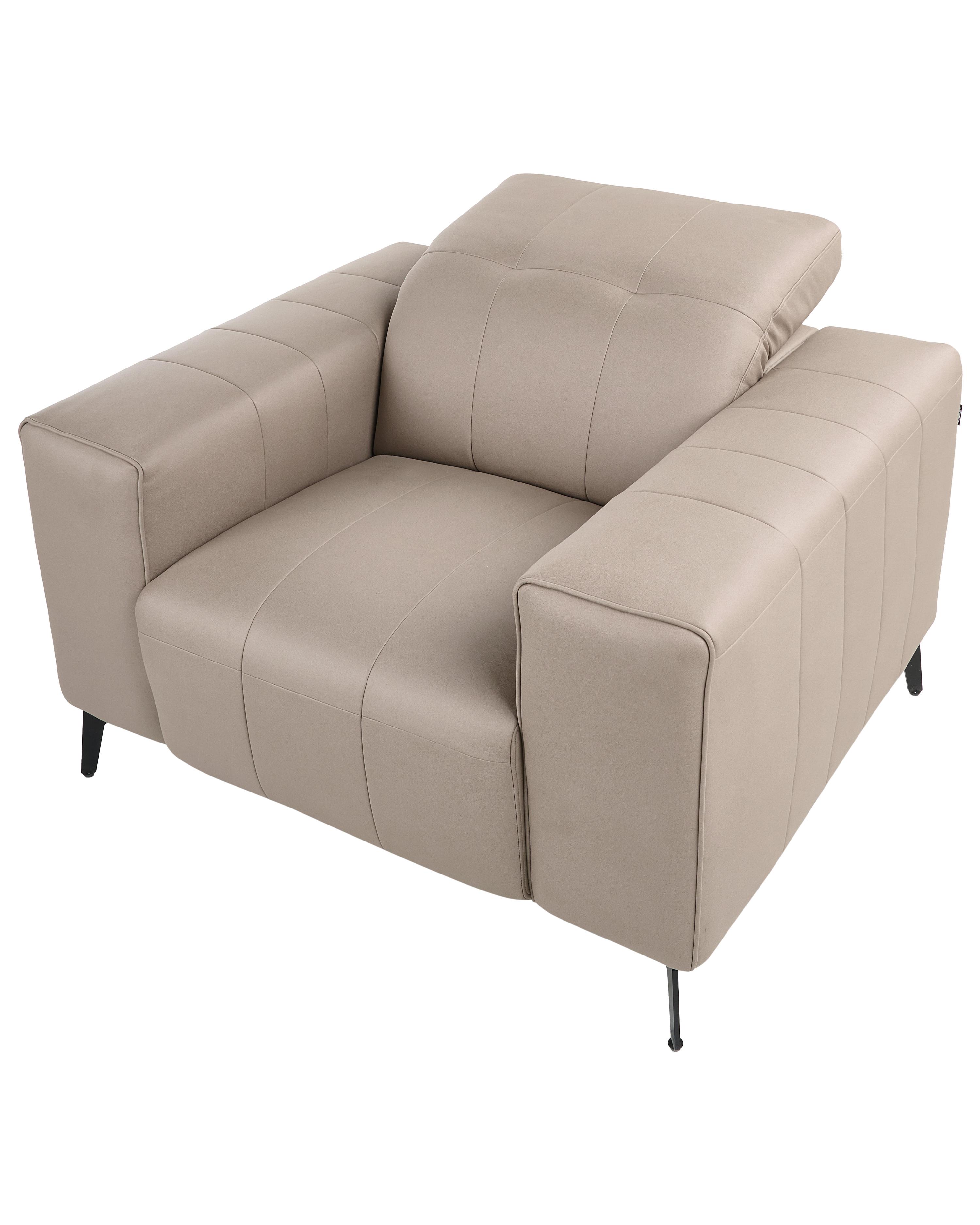 Fauteuil OMMEL Kunstleer Taupe