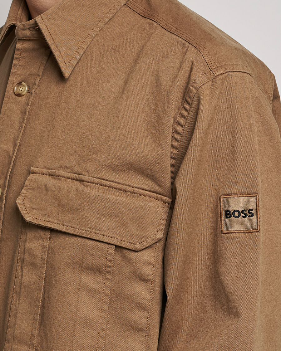 Lisel Pocket Overshirt Open Beige