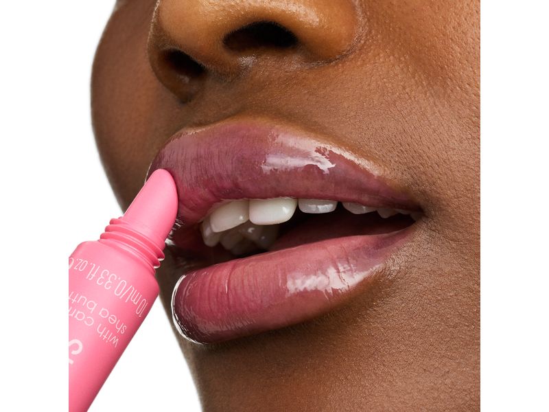 essence Lippenbalsam The Super Peptide Glossy 10 ml Lippenbalsam für gepflegte und kuschelweiche Lippen in einem dezenten Pinkton