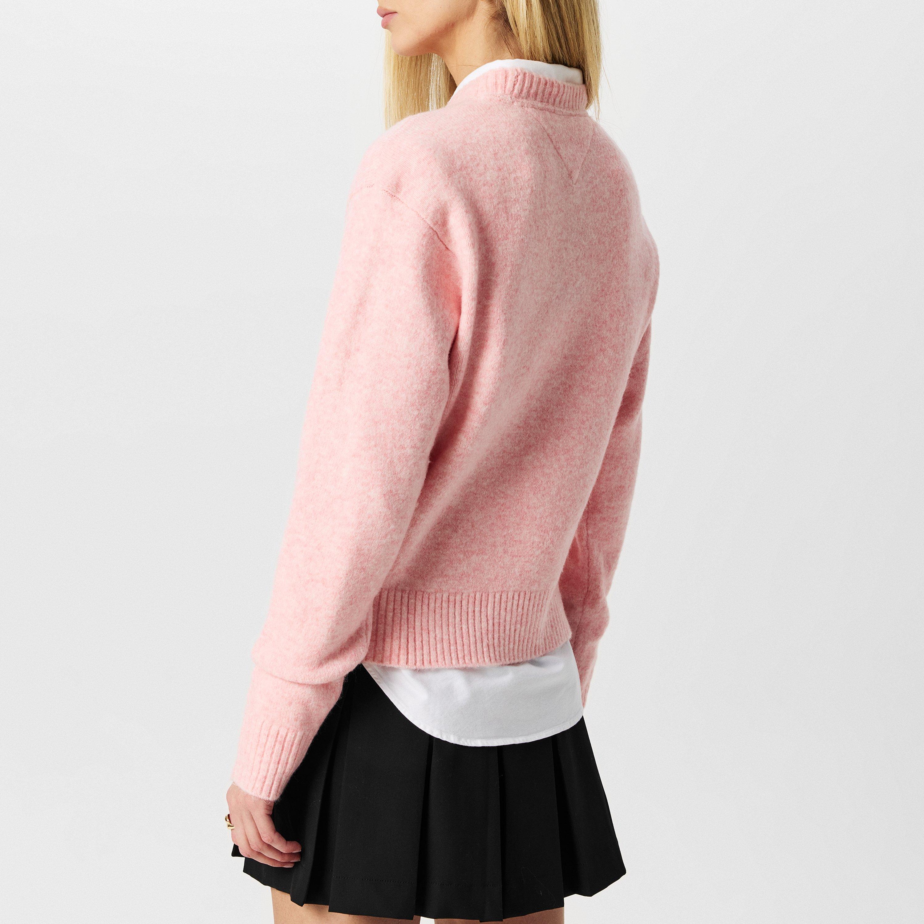 Tommy Jeans Melange Flag Pull Over Sweater