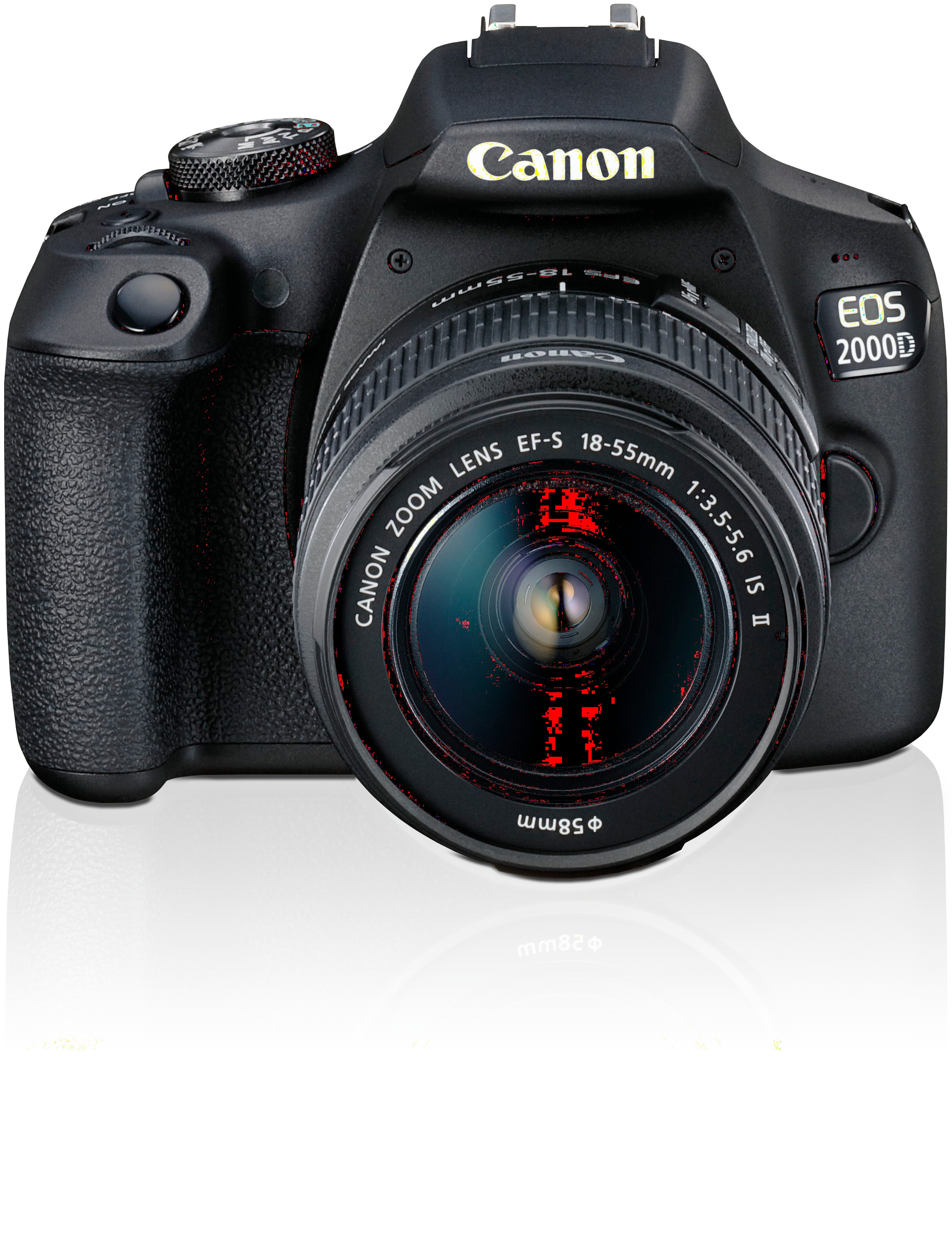 Canon Spiegelreflexkamera »EOS 2000D Kit« EF-S 18-55 IS II , 24,1 , NFC , inkl. inkl. EF-S 18-55 IS II Objektiv