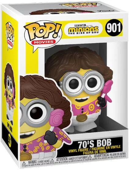 LES MINIONS 2 : IL ETAIT UNE FOIS GRU - FIGURINE POP - BOB 70'S