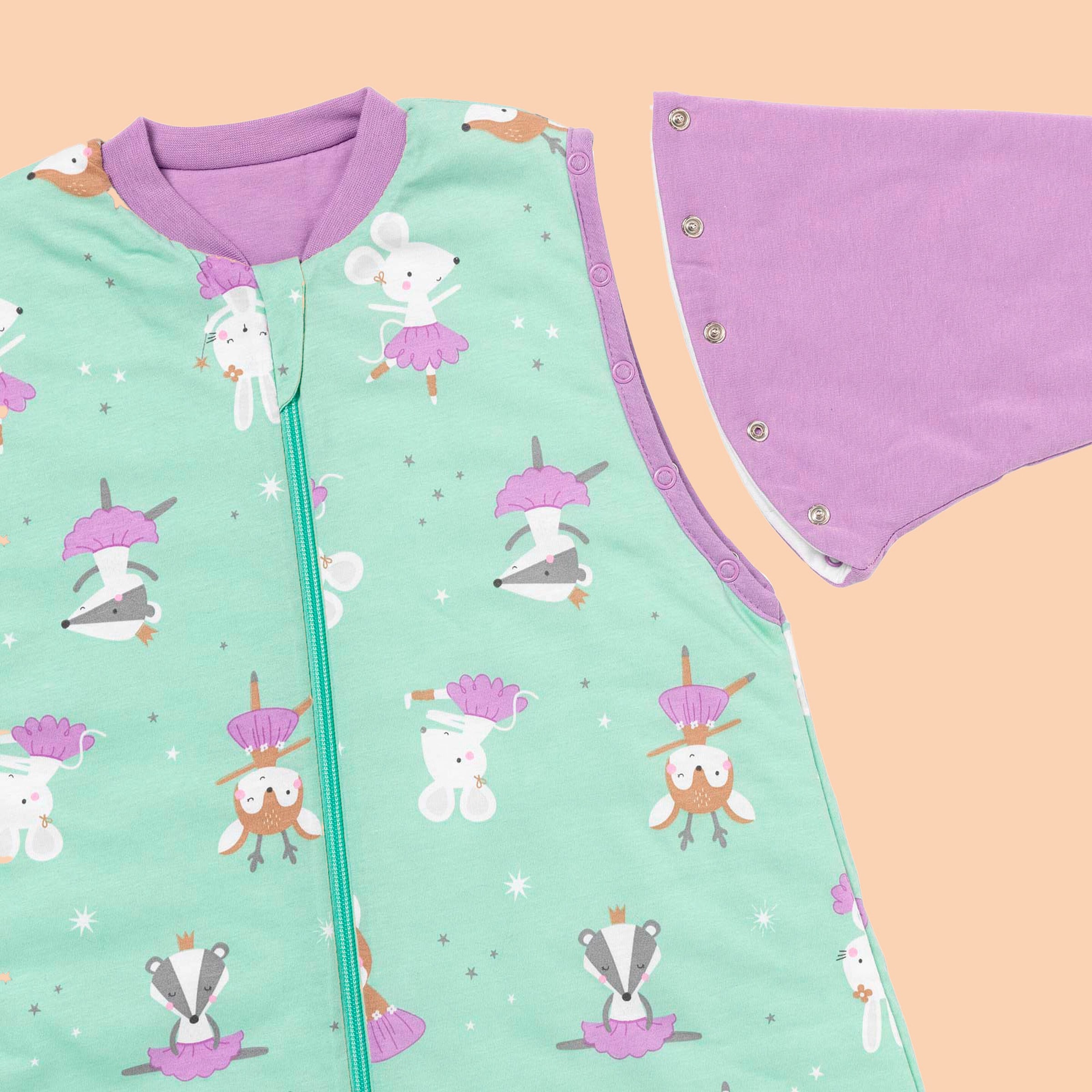 schlummersack Schlafsack ohne Füßen 2.5 Tog Ballerina