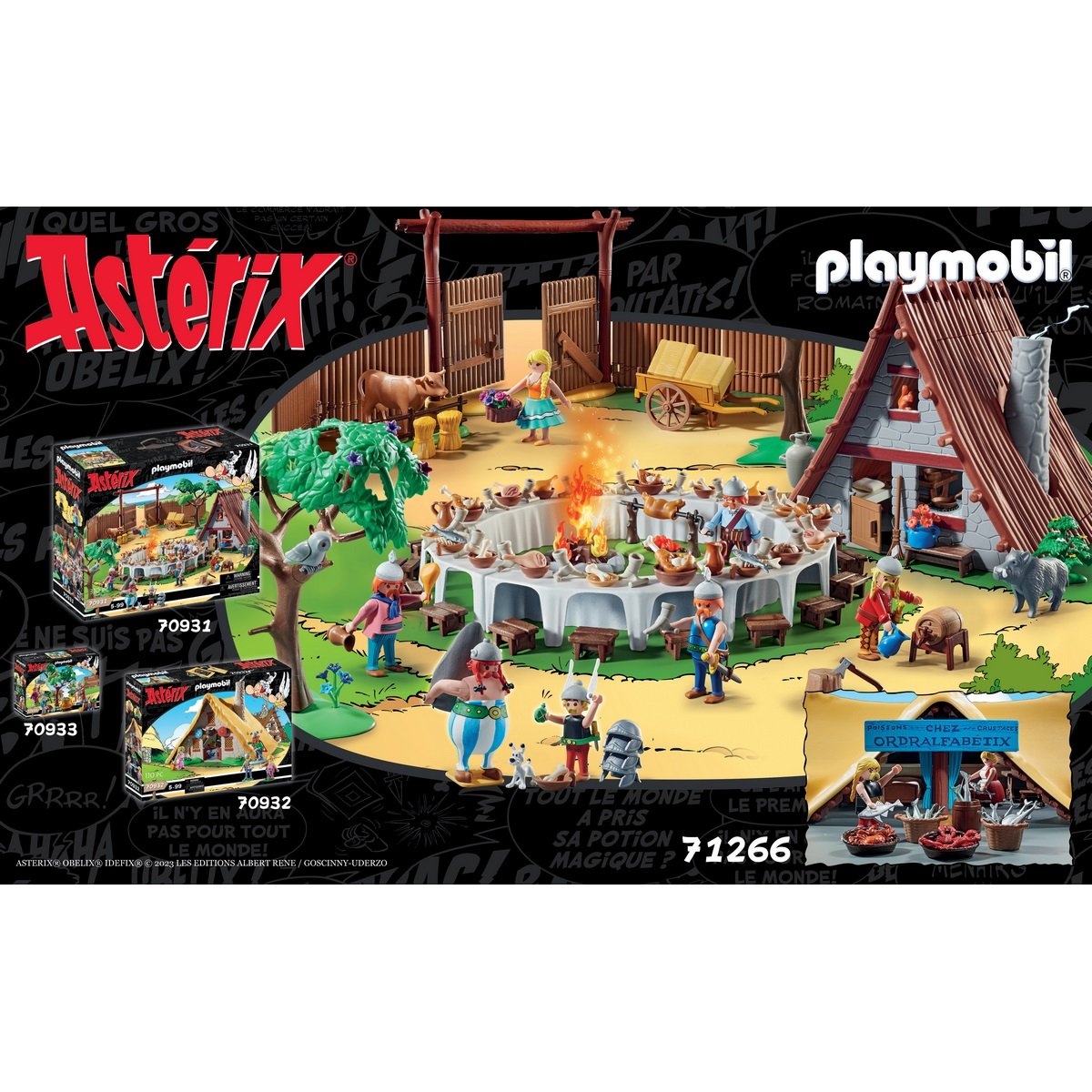 Hutte d'Ordralfabétix Playmobil Astérix 71266