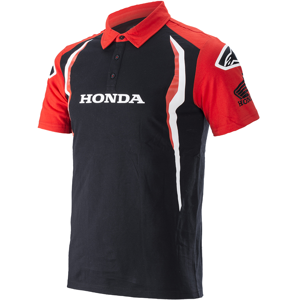 Alpinestars - Polo Honda Noir / Rouge