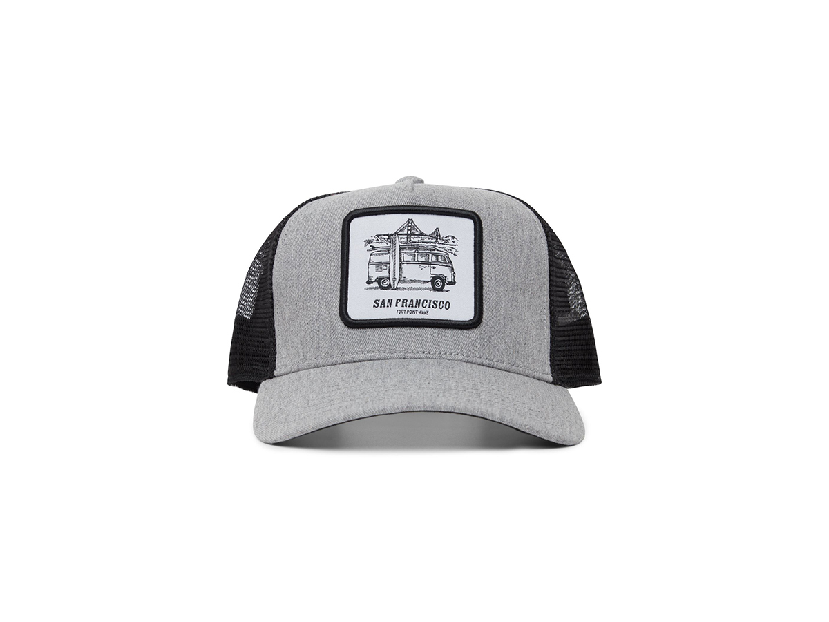 De Van One San Francisco pet - Grey Black