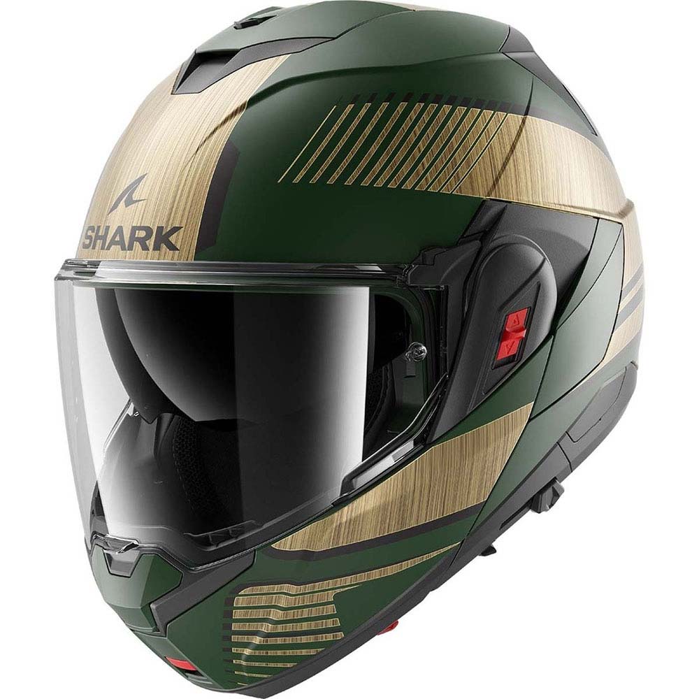 Shark - Casque Oxo Sikter Or / Kaki / Noir / Mat
