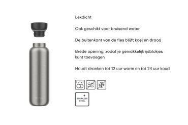 Isoleerfles Ellipse 500 ml - Nordic green