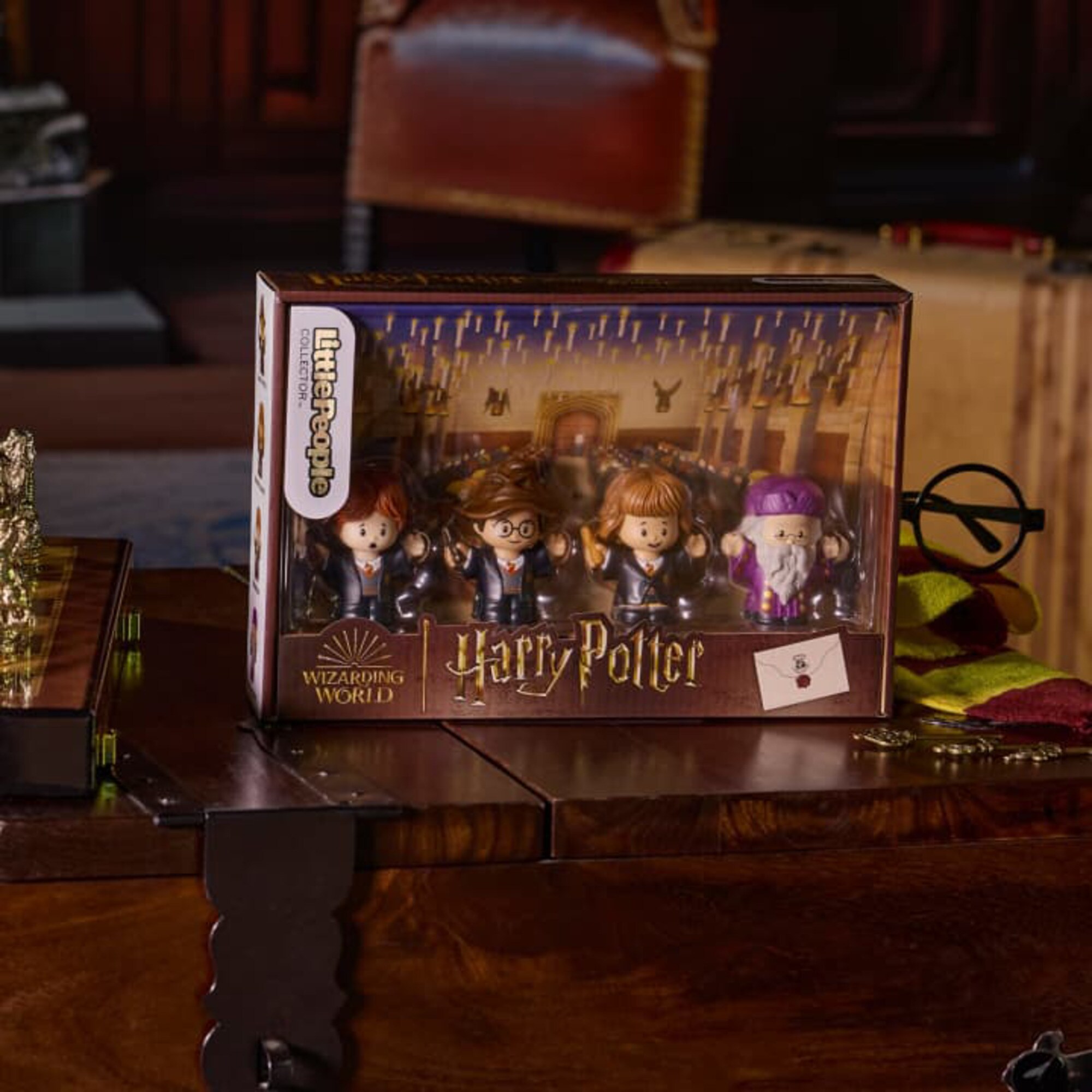Mattel Spielfigur Little People Collector HP Socer´s Stone 4 Figuren